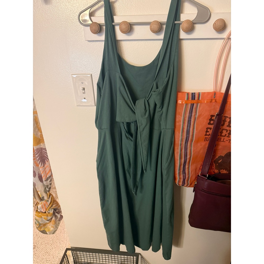 004 pact 3x wrap dress olive